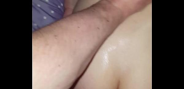  Fucking my beautiful young girlfriend with a 9 inch cock sleeve